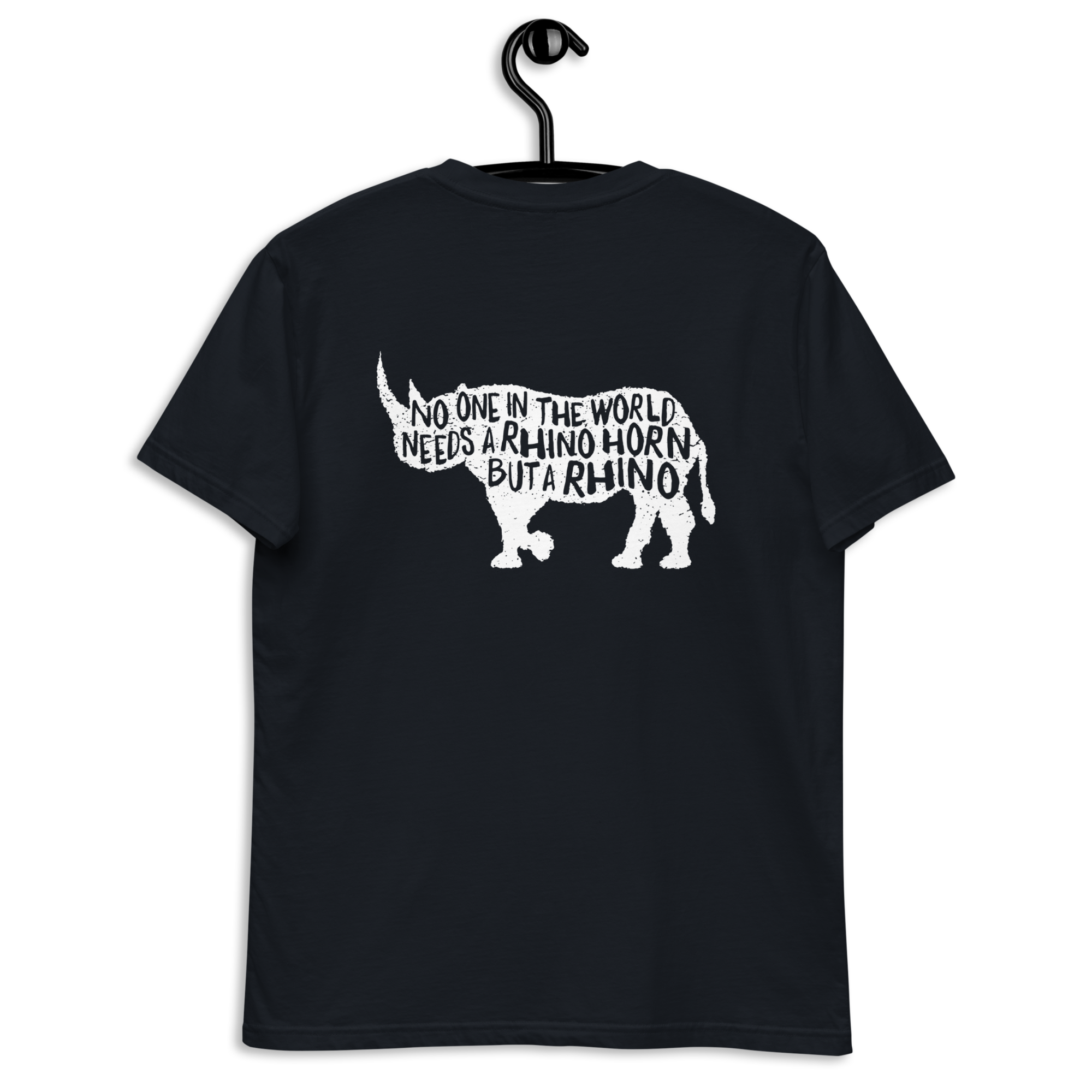 No one in the world tee - Back Print